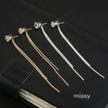 Corrine Wave Tassel Earrings [EN8AH0XU]