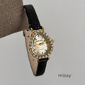 Crimson Snakehead Rhinestone Watch [K30TLAHA]