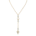 Cross Pendant Lariat Necklace [7US1CWTJ]
