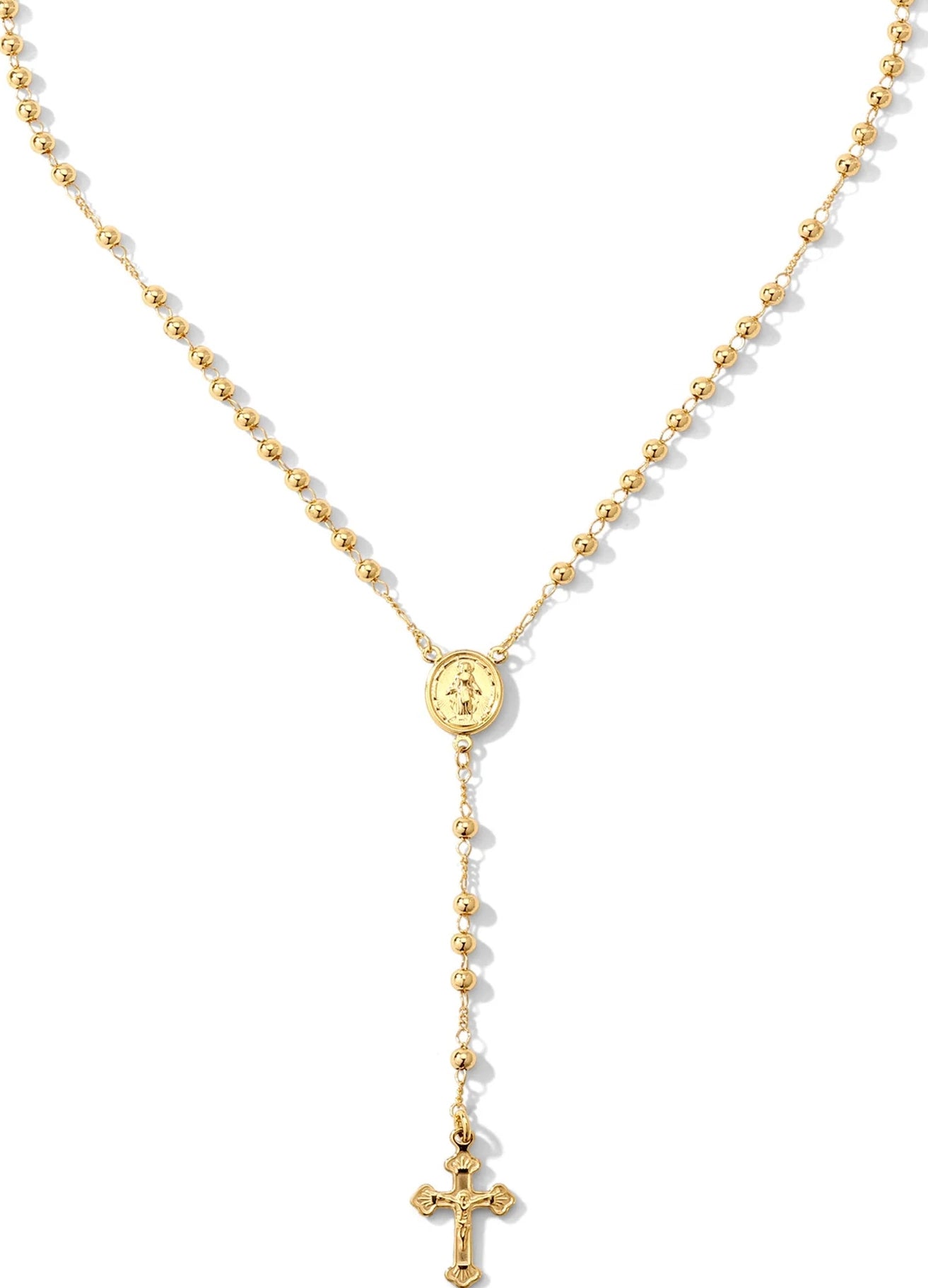 Cross Pendant Lariat Necklace [F25XLX7D]