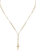 Cross Pendant Lariat Necklace [T4D5OINA]