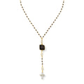 Cross Pendant Lariat Necklace [O4AUZM5X]