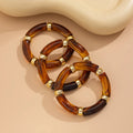 Curved Tube Bracelet Set [POG7Q0JU]