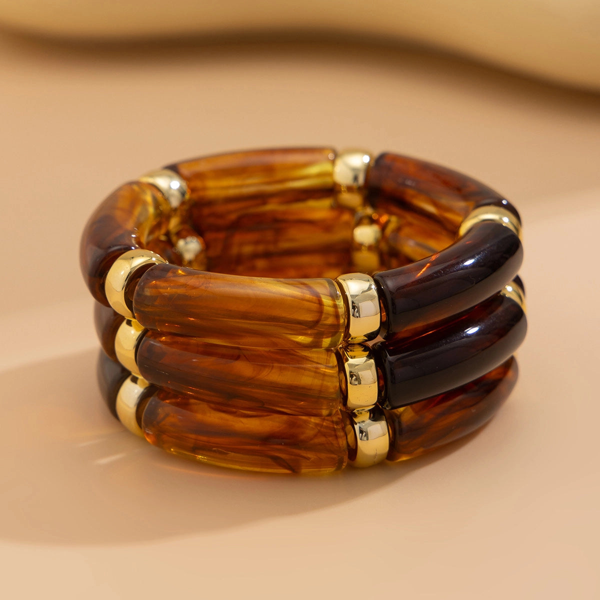 Curved Tube Bracelet Set [W7D0DFYW]