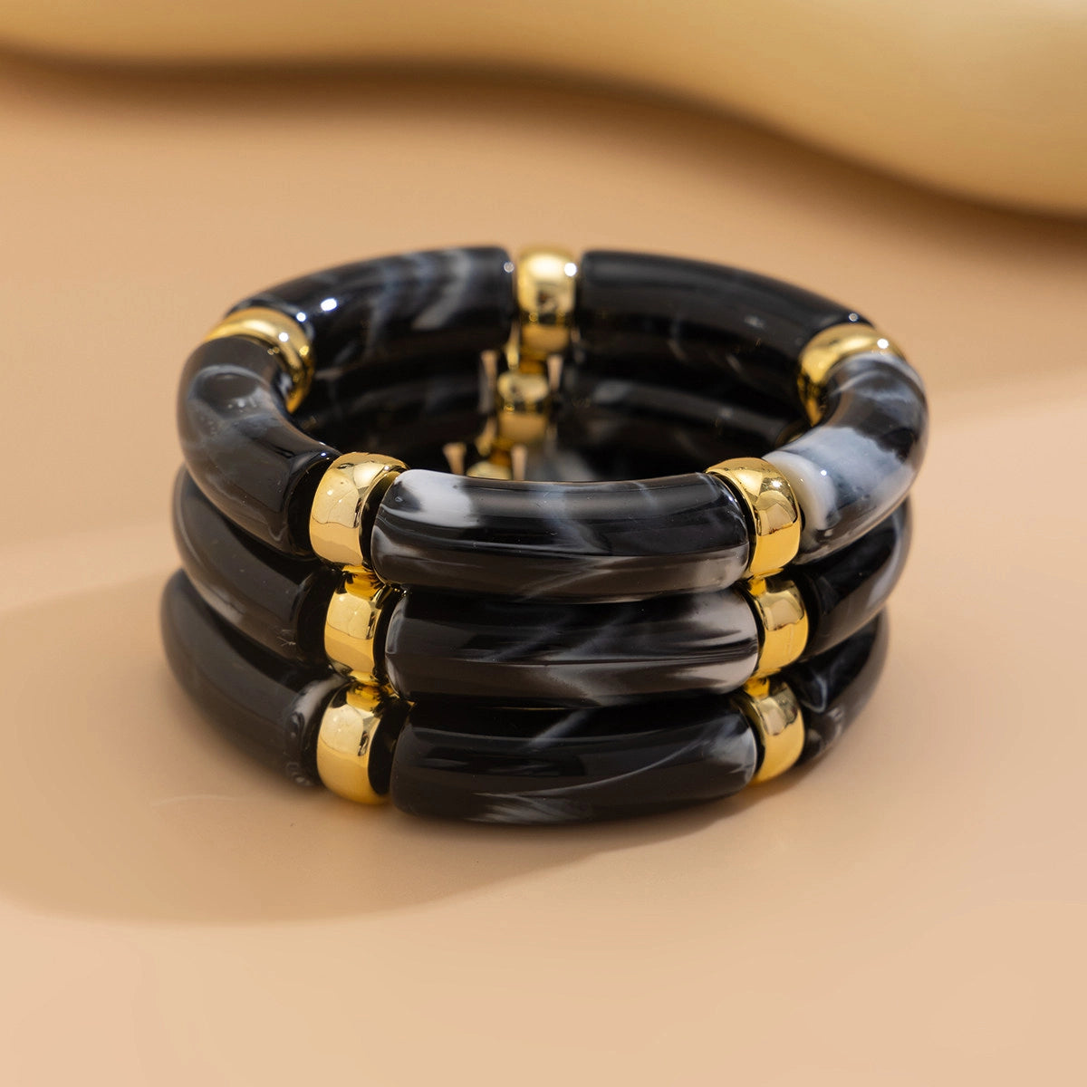 Curved Tube Bracelet Set [CV3ESZPI]