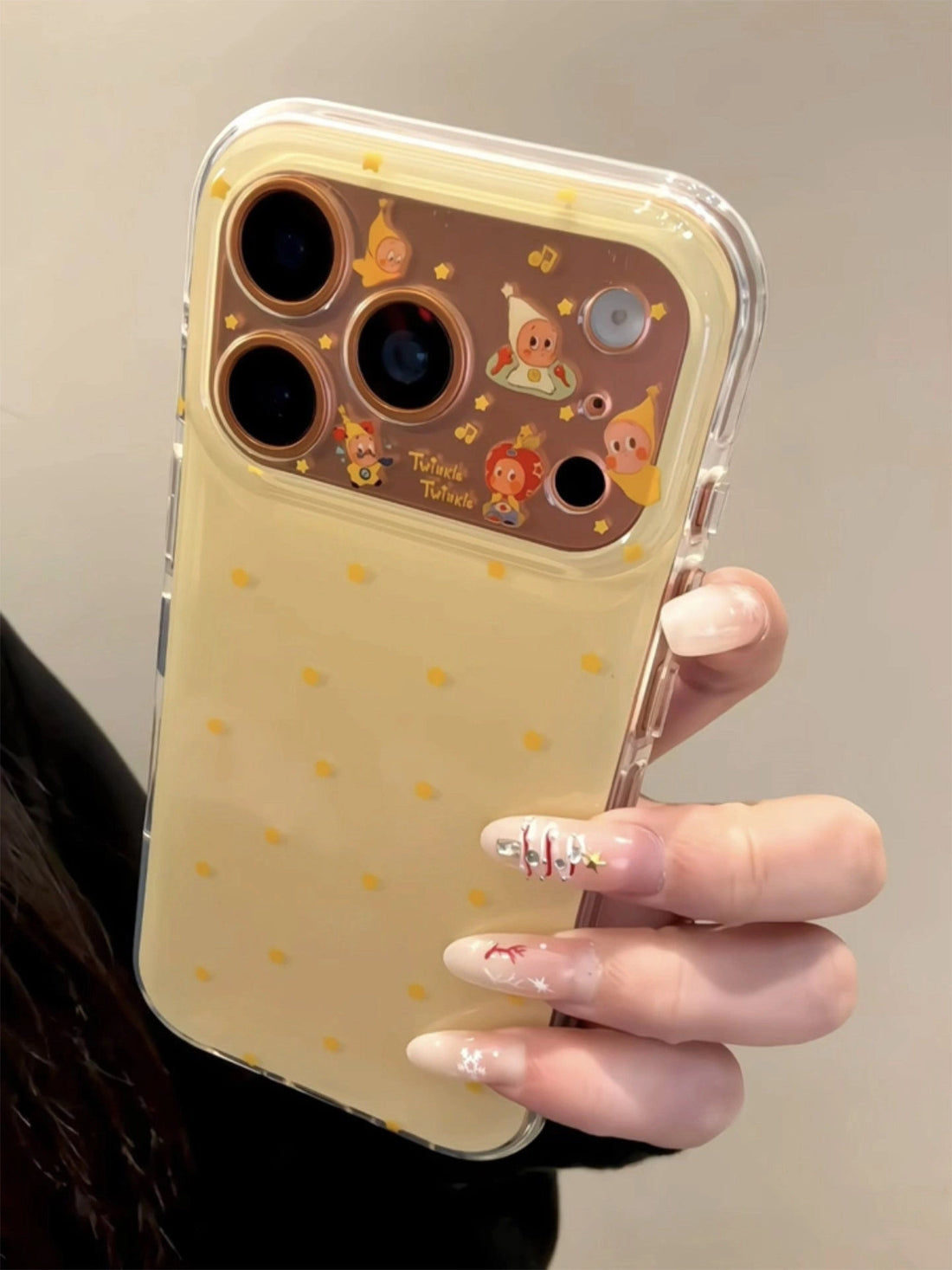 Cute Yellow Doll iPhone Case [5OO9M5F8]