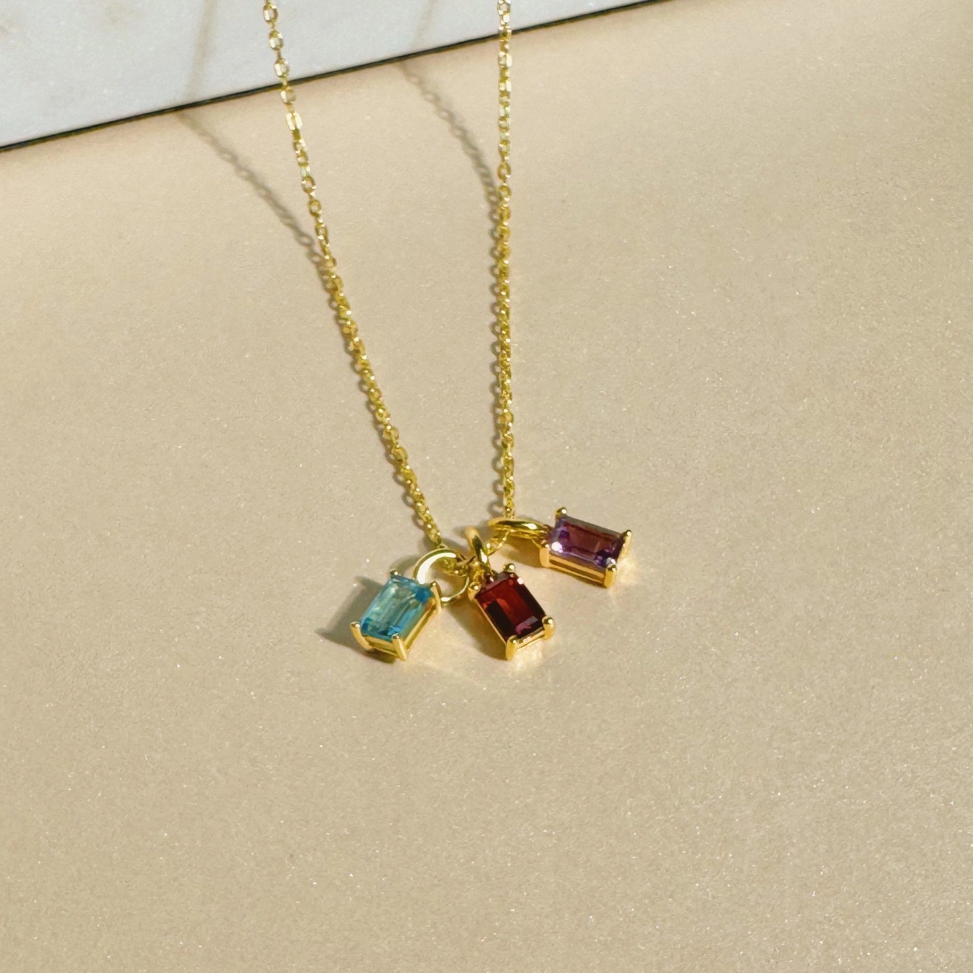 Dainty Birthstone Pendant Necklace [PTVPTZ8W]
