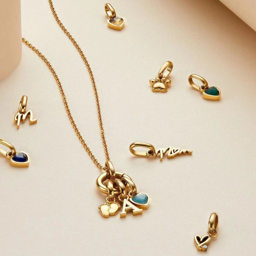 Dainty Birthstone Pendant Necklace [VW3B4W3A]