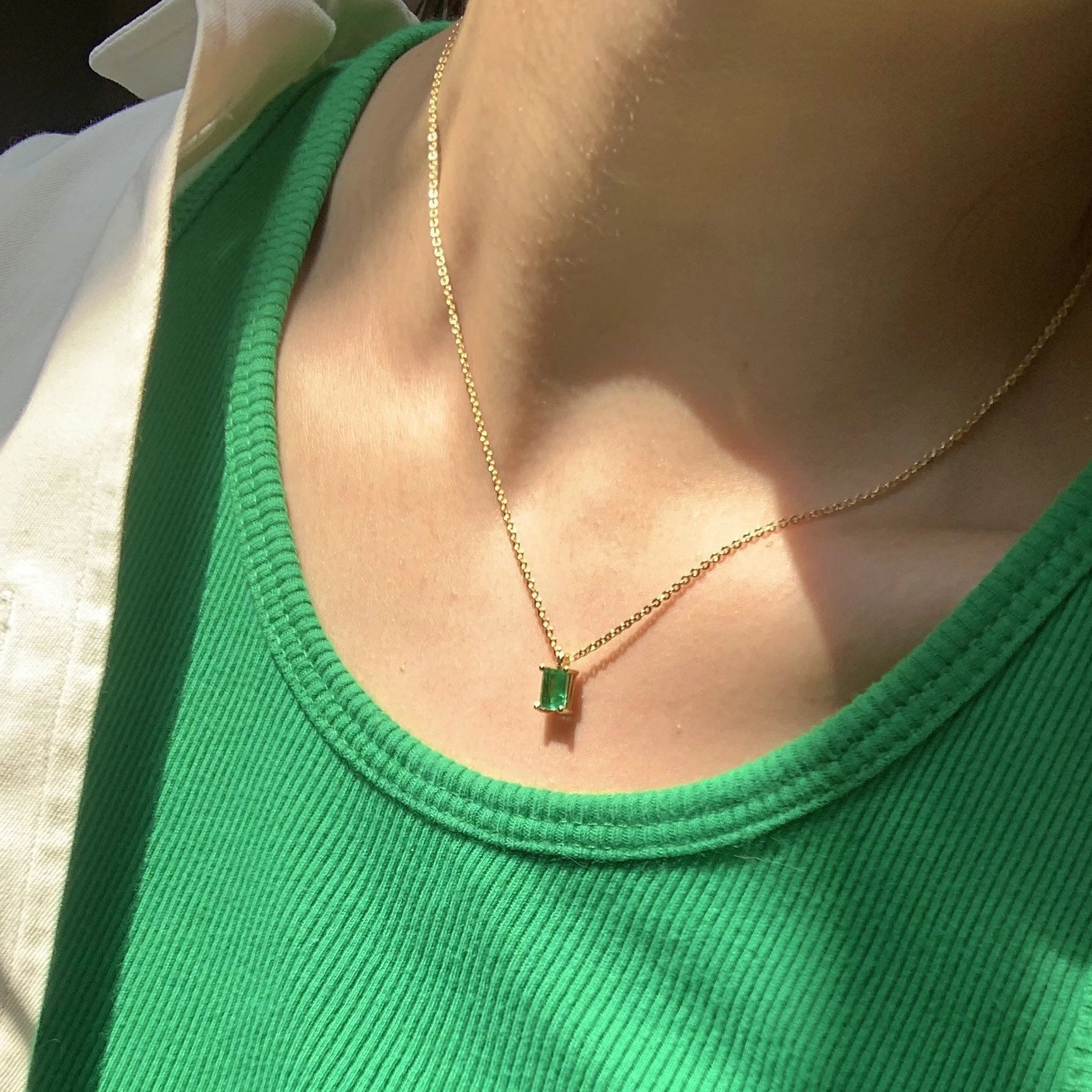 Dainty Birthstone Pendant Necklace [XXK5LDDP]