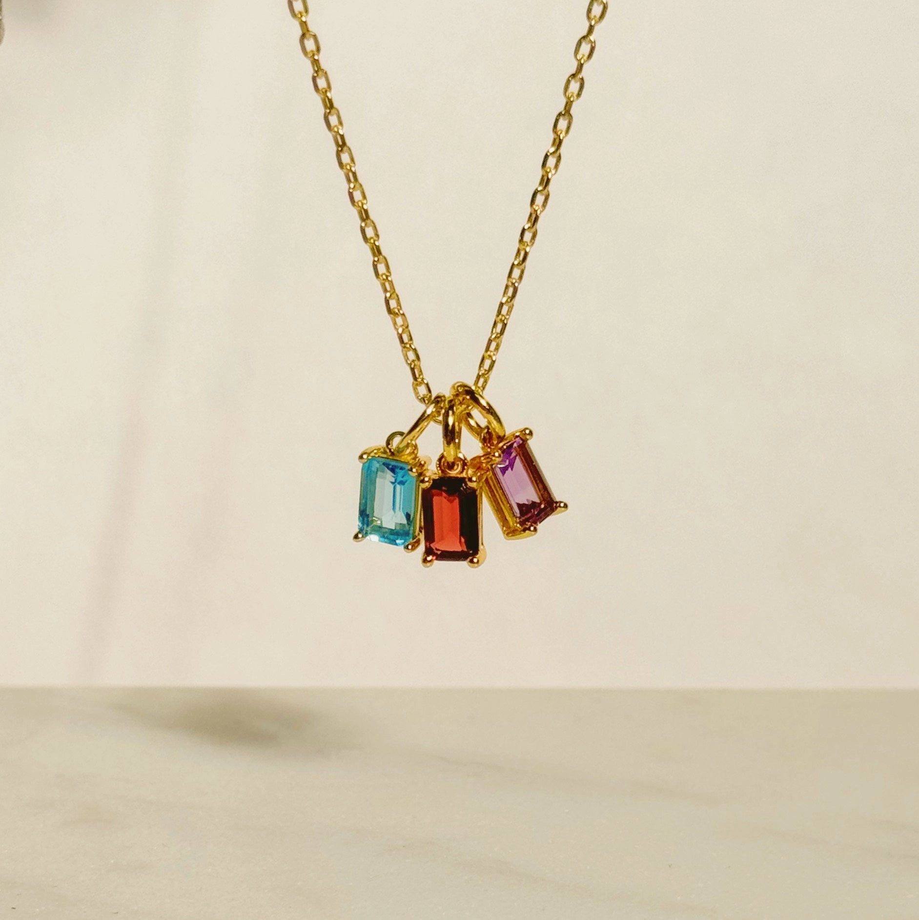 Dainty Birthstone Pendant Necklace [GTNFQOOK]