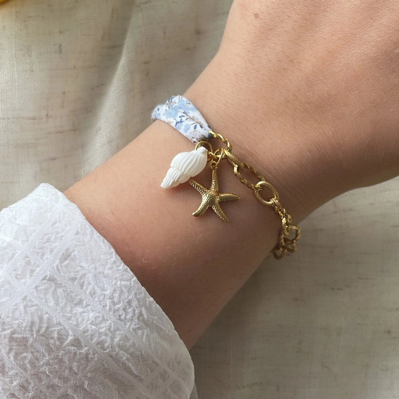 Dainty Charm Pendant Bracelet [Z50N7EM0]