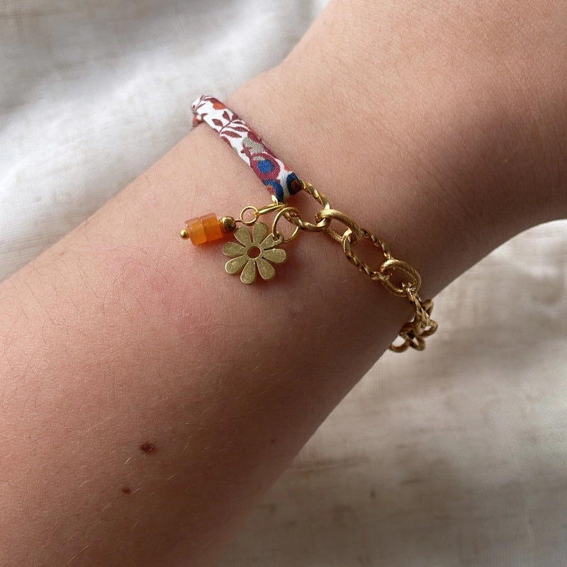 Dainty Charm Pendant Bracelet [FY6TNOEC]