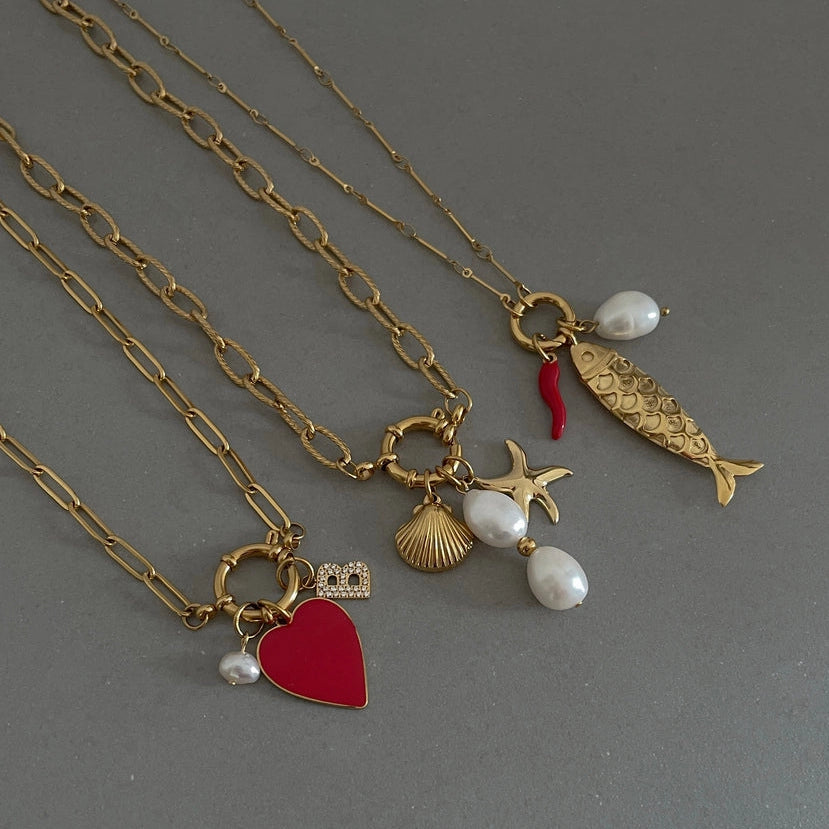 Dainty Charm Pendant Necklace [EAJE5UWQ]
