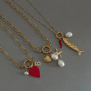 Dainty Charm Pendant Necklace [EAJE5UWQ]