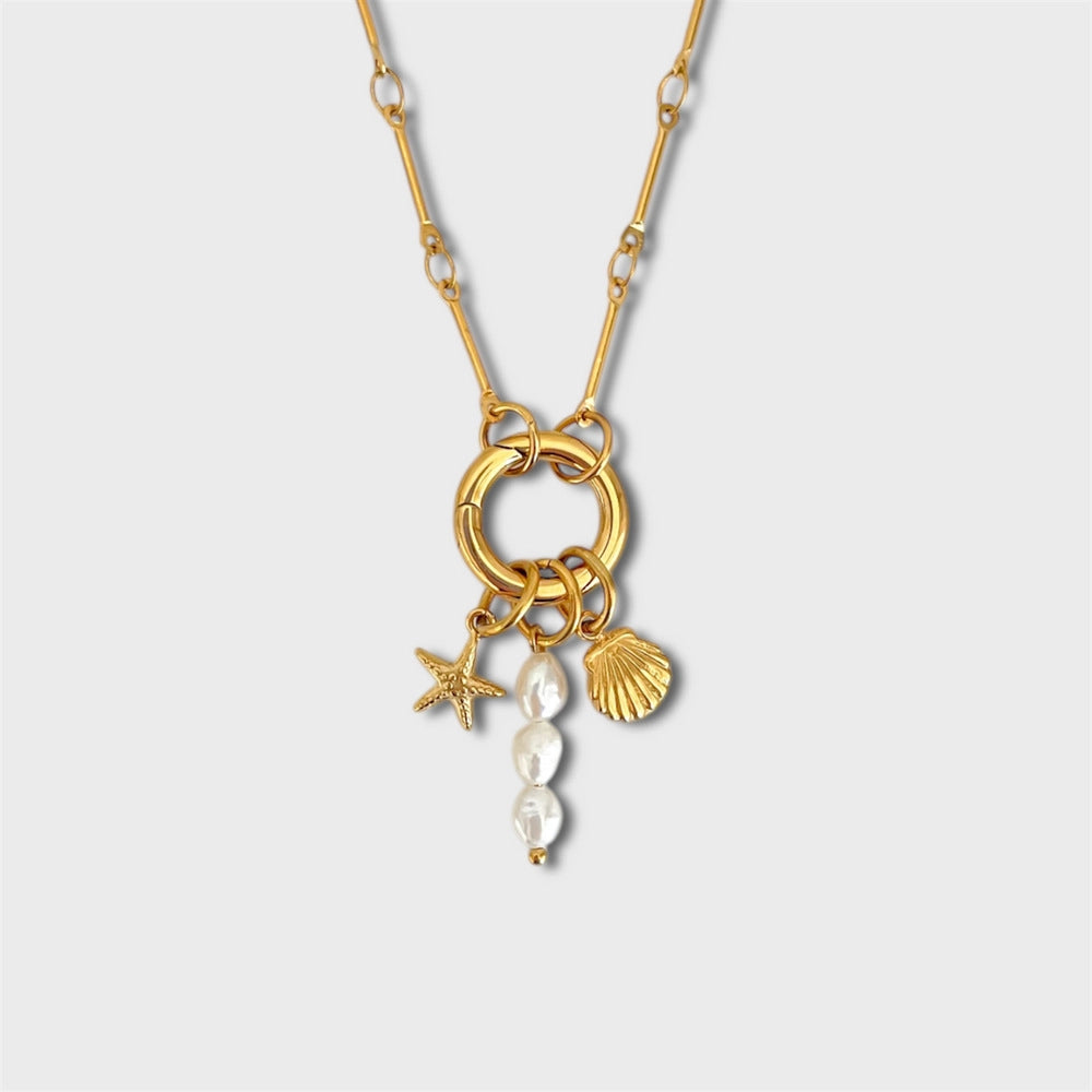 Dainty Charm Pendant Necklace [10G4UACU]