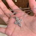 Dainty Cross Pendant Choker Necklace [NLEEOIIT]