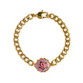 Dainty Floral Charm Bracelet [SZKHPOG3]
