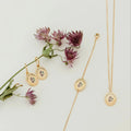 Dainty Floral Pendant Necklace [L1ZOQIAT]