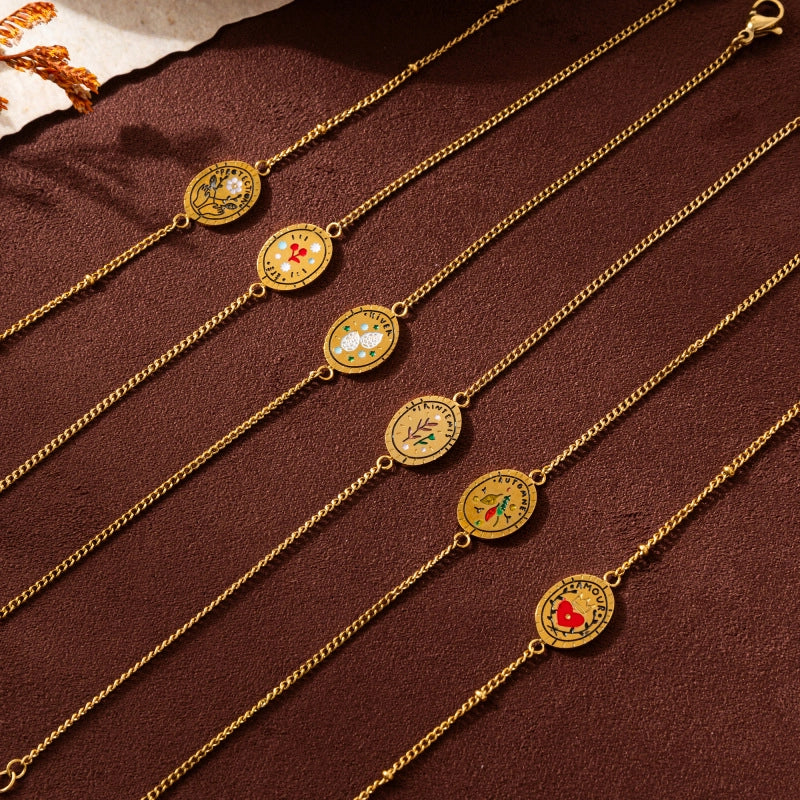 Dainty Floral Pendant Necklace [7XAYHAJD]