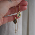 Dainty Floral Pendant Necklace [BUFZUKXT]