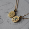 Dainty Floral Pendant Necklace [4NKI6VFZ]