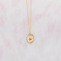 Dainty Floral Pendant Necklace [QHOAT0N7]