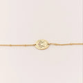 Dainty Floral Pendant Necklace [XVRJES0L]