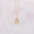Dainty Floral Pendant Necklace [6YVE22EF]
