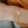 Dainty Floral Pendant Necklace [XO7ZBBSJ]