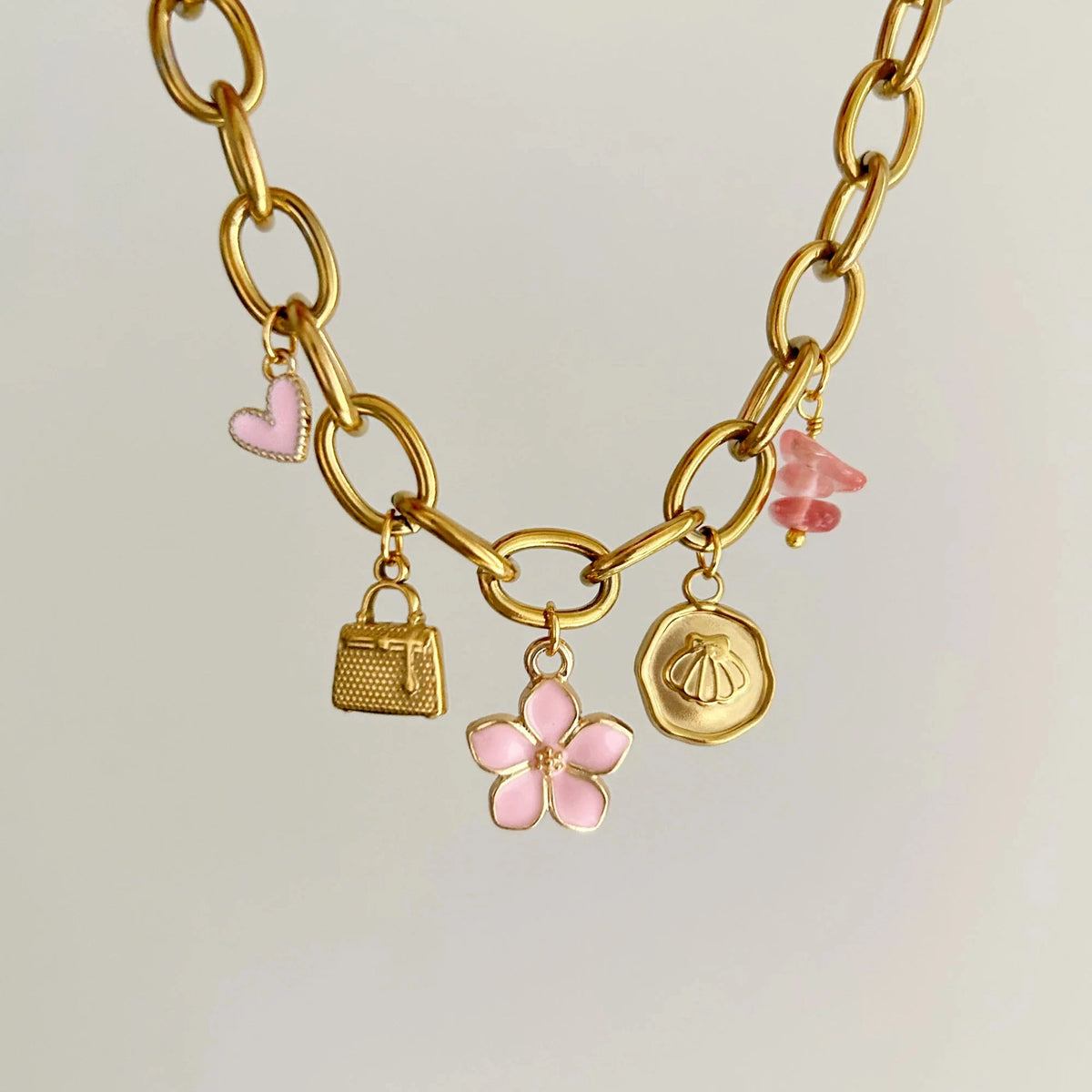 Dainty Fruit Pendant Necklace [ON035GRF]