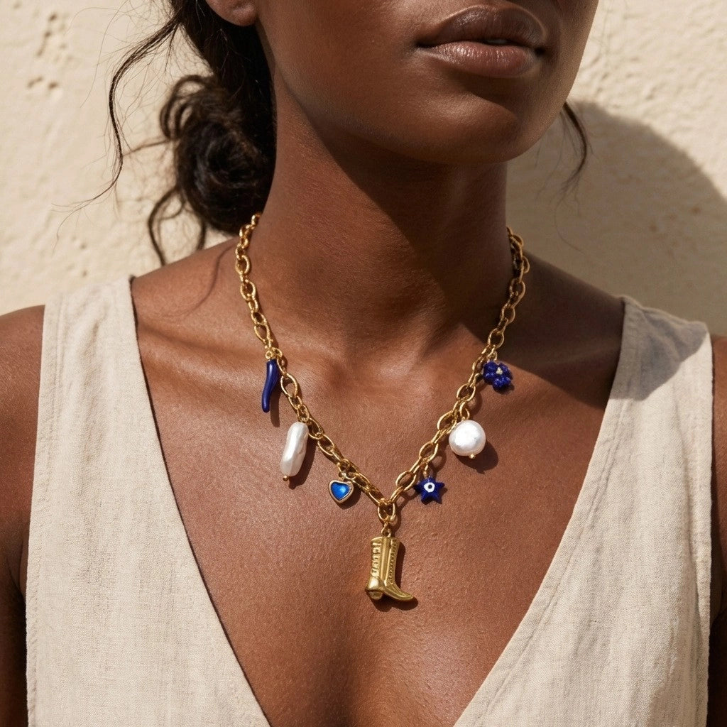 Dainty Fruit Pendant Necklace [6JIMM17A]