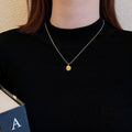 Dainty Gold Bead Chain Necklace [AZ4SXDWM]