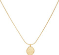 Dainty Gold Bead Chain Necklace [SWKEB973]