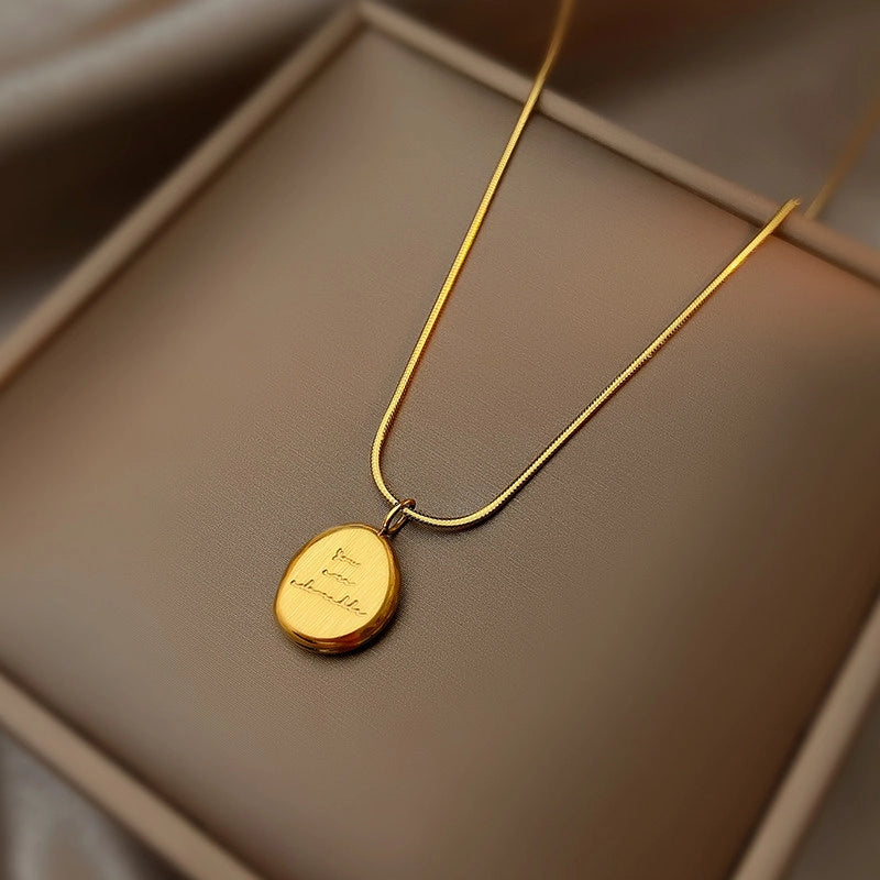 Dainty Gold Bead Chain Necklace [EQXUI0B4]
