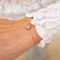 Dainty Heart Charm Adjustable Bracelet [GASF67TS]