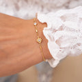Dainty Heart Charm Adjustable Bracelet [0GBIYWIT]