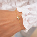 Dainty Heart Charm Adjustable Bracelet [14QA28OV]