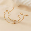 Dainty Heart Charm Adjustable Bracelet [OYI52EAW]