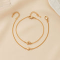 Dainty Heart Charm Adjustable Bracelet [N768ZOO0]