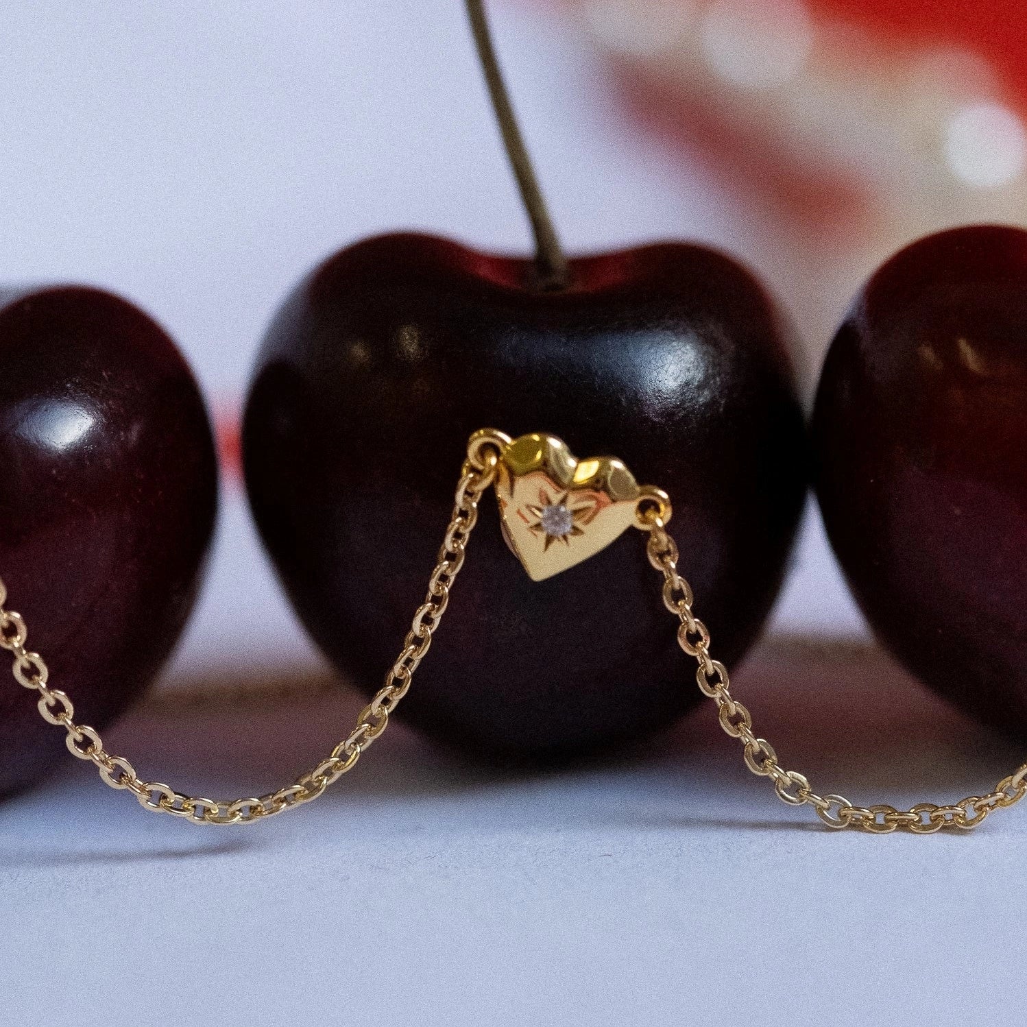 Dainty Heart Pendant Necklace [ORNB73TZ]