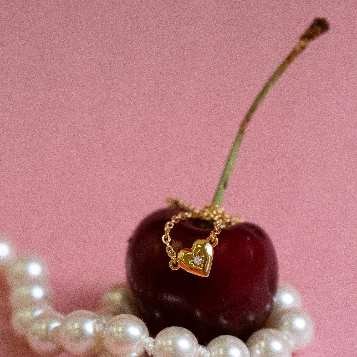 Dainty Heart Pendant Necklace [KXF1PIGB]