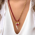Dainty Pearl Starfish Pendant Necklace [ZL5Q12AY]