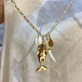 Dainty Pearl Starfish Pendant Necklace [YLONTRUS]