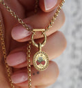 Dainty Pearl Strawberry Pendant Necklace [5UAJ8H6O]