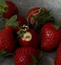 Dainty Pearl Strawberry Pendant Necklace [6PFY12WO]