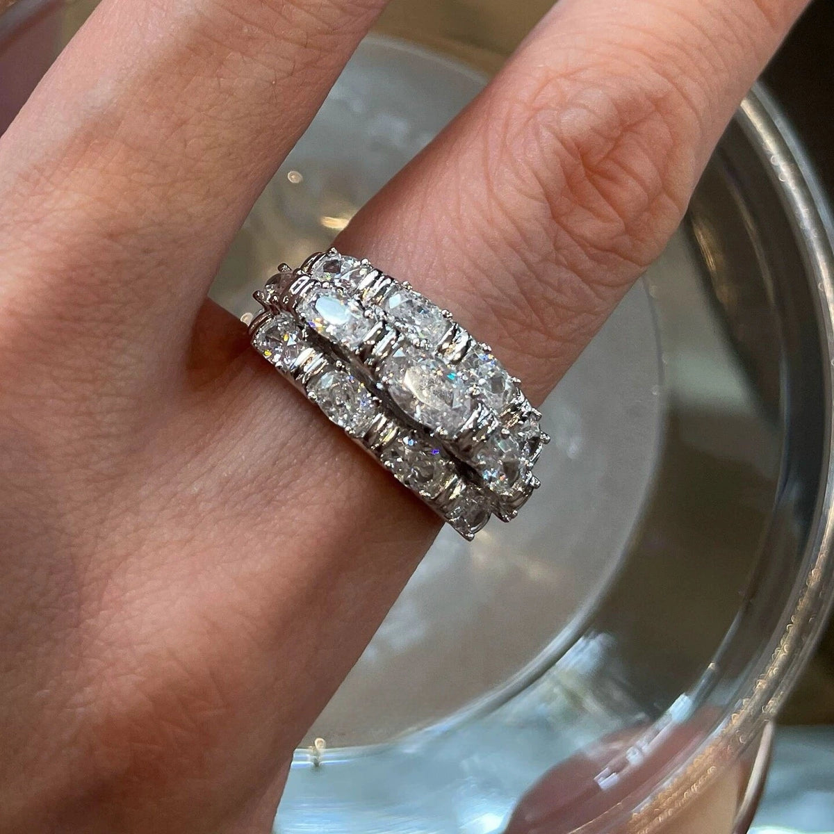 Dainty Stackable Silver Ring Set [PVLNRDQM]