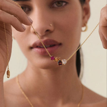 Dainty Teardrop Pendant Necklace [HT6QX5M5]