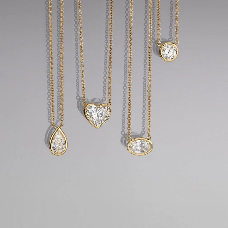Dainty Zircon Pendant Necklace [D5Y3V48I]