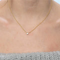 Dainty Zircon Pendant Necklace [H4T0X06D]
