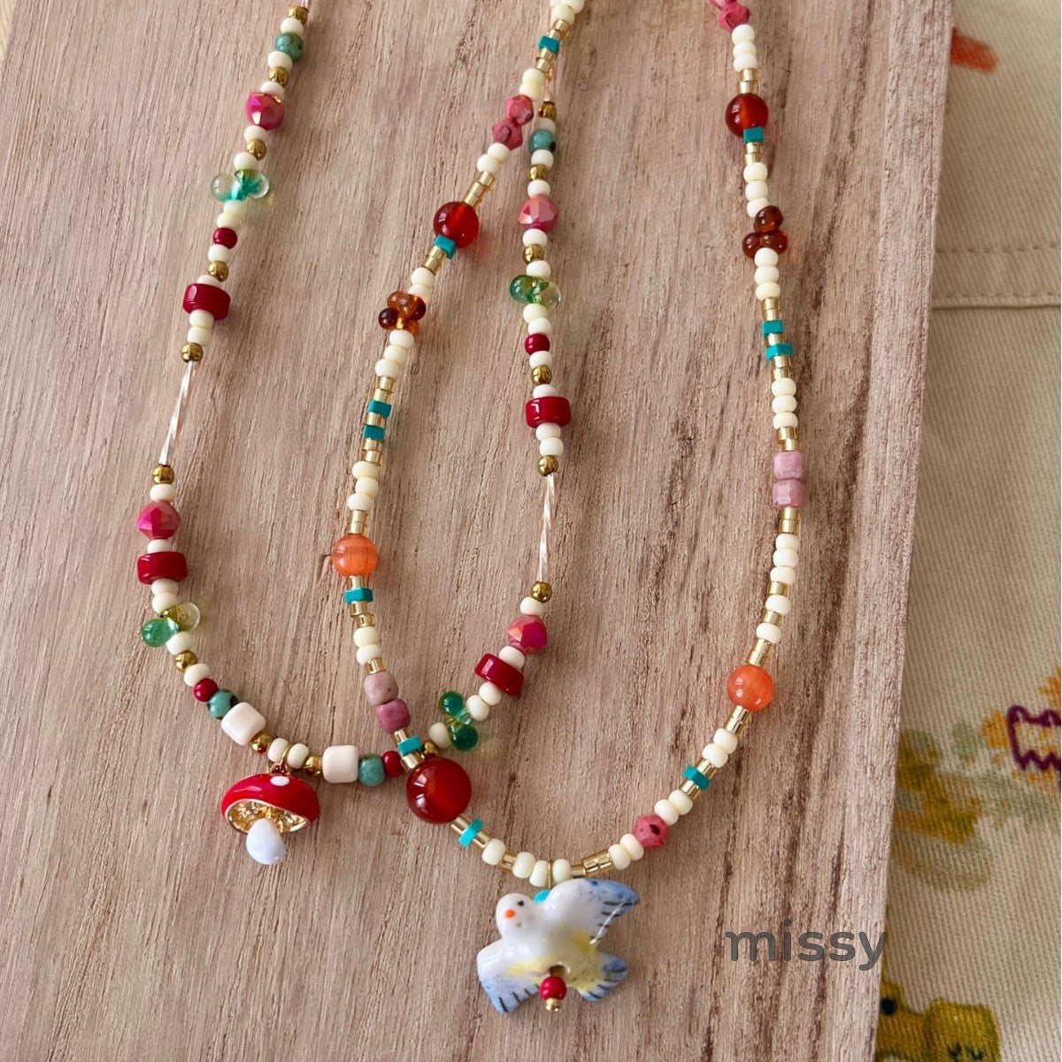 Dakotah Natural Stone Pendant Necklace [K7MXTVR9]